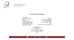 Desktop Screenshot of ineachmoment.de